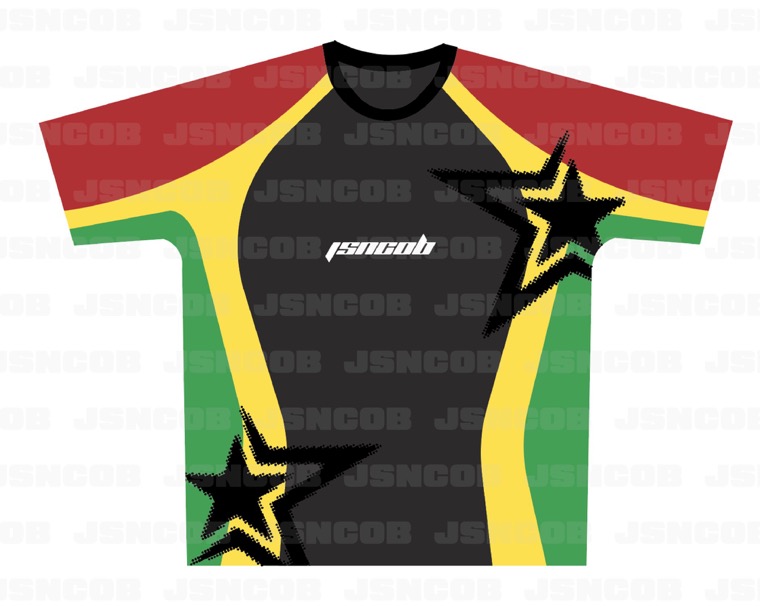 The Ghana Custom Jersey by Jason Coblavie